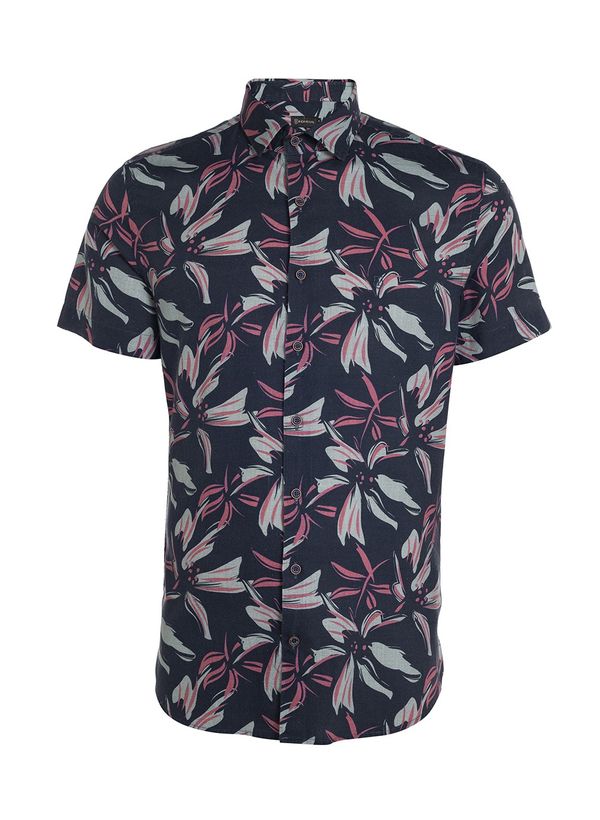 Camisa Slim Estampa Floral Masculina Individual 4