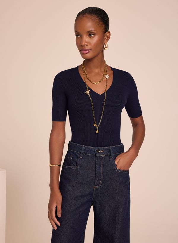 Blusa Le Lis Tamara II Tricot Feminina GG